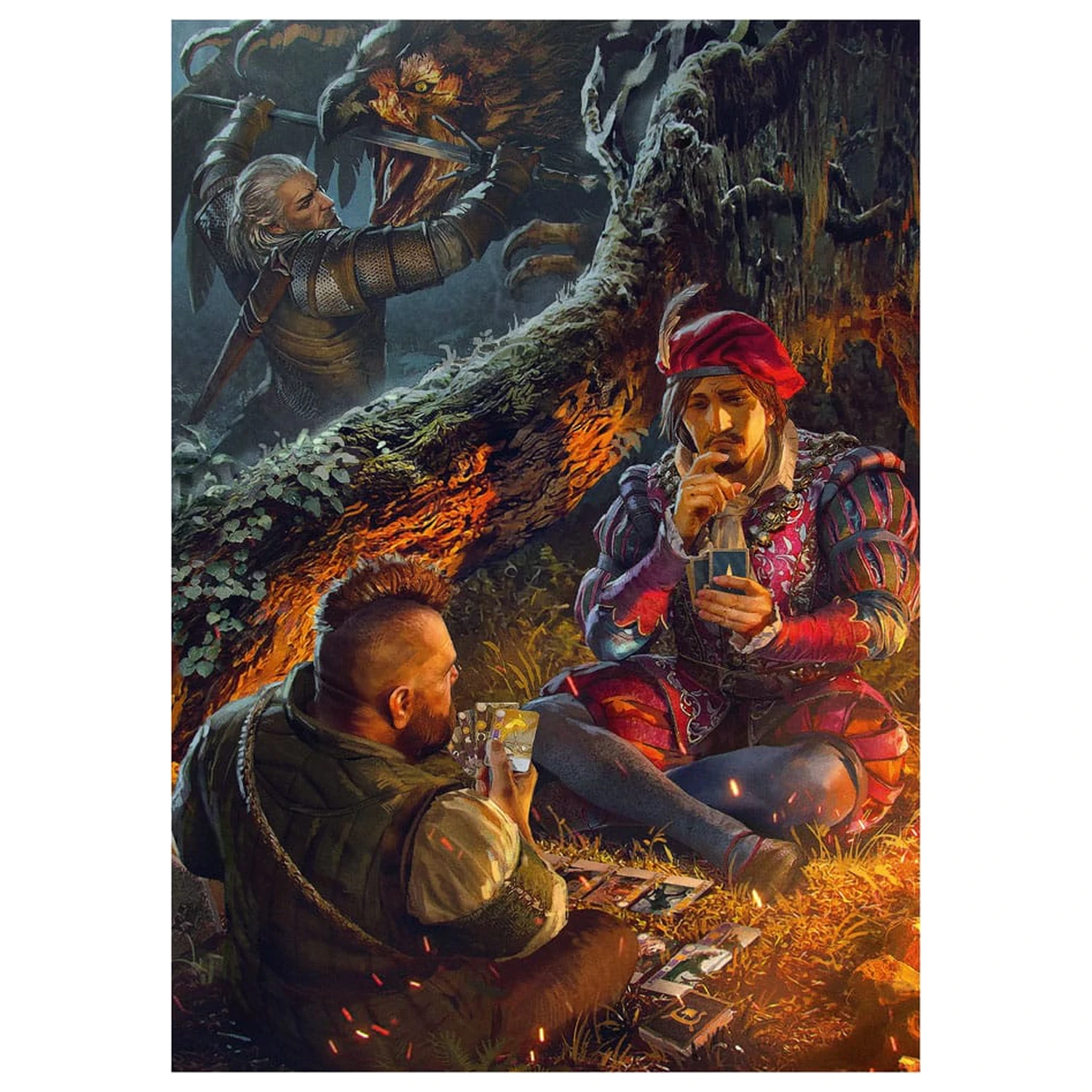 The Witcher Puzzles balenie 10 kusov kolekcia k 10. výročiu (500 dielikov) produktová fotografia