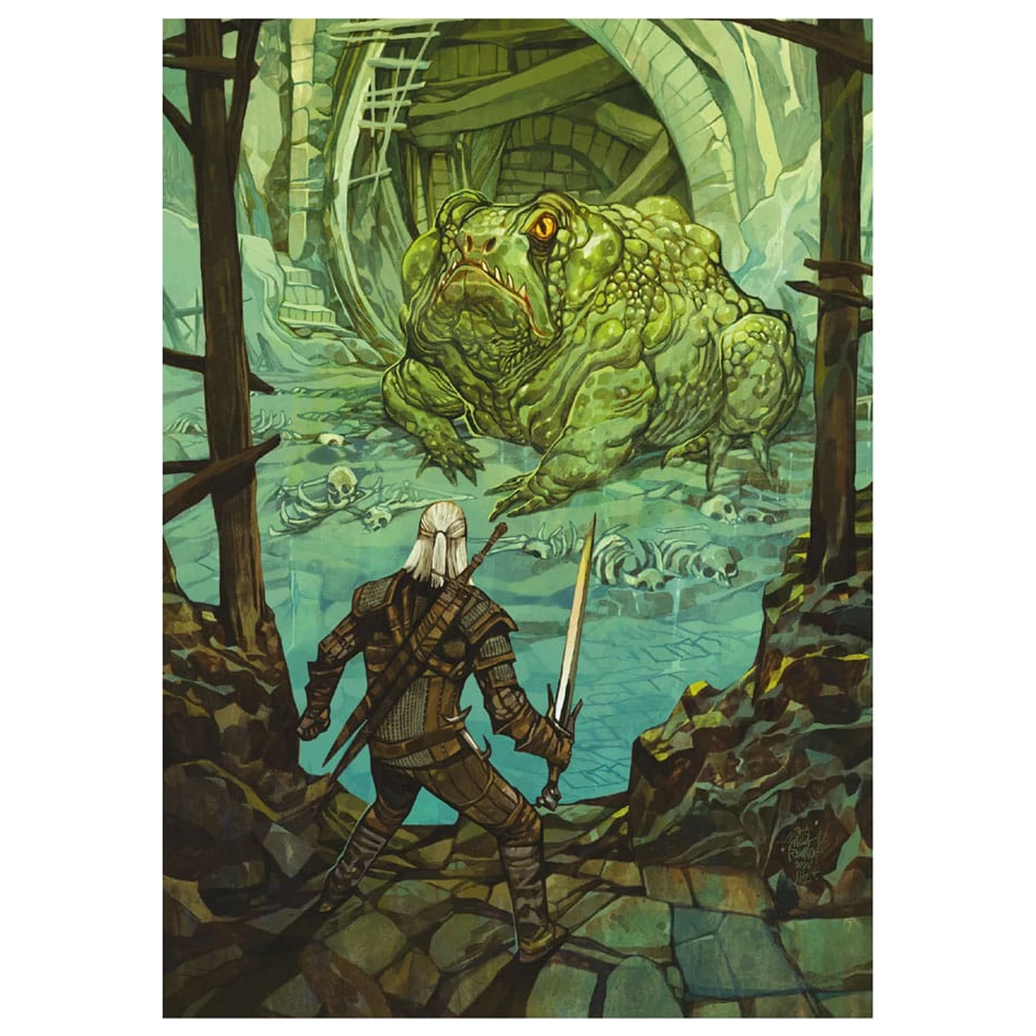 The Witcher Puzzles balenie 10 kusov kolekcia k 10. výročiu (500 dielikov) produktová fotografia