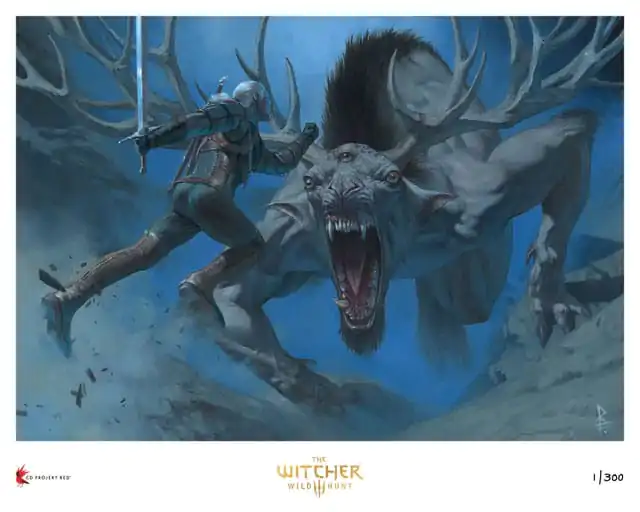 The Witcher 3 umelecká tlač Giclée 40 x 50 cm produktová fotografia