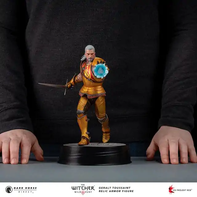 The Witcher 3 PVC szobor Geralt Toussaint relic páncél 20 cm termékfotó