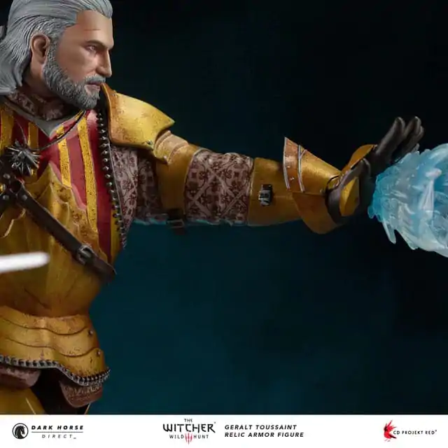 The Witcher 3 PVC szobor Geralt Toussaint relic páncél 20 cm termékfotó