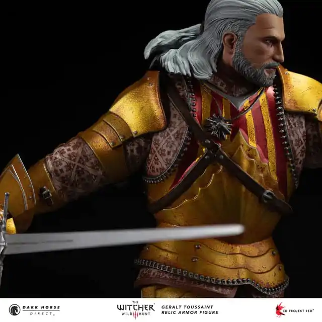 The Witcher 3 PVC szobor Geralt Toussaint relic páncél 20 cm termékfotó