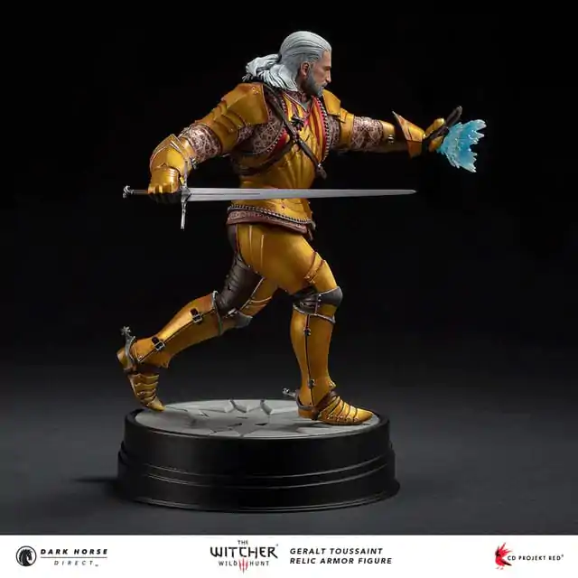 The Witcher 3 PVC szobor Geralt Toussaint relic páncél 20 cm termékfotó