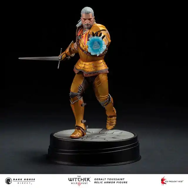 The Witcher 3 PVC szobor Geralt Toussaint relic páncél 20 cm termékfotó