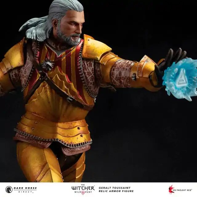 The Witcher 3 PVC szobor Geralt Toussaint relic páncél 20 cm termékfotó