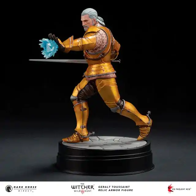 The Witcher 3 PVC szobor Geralt Toussaint relic páncél 20 cm termékfotó