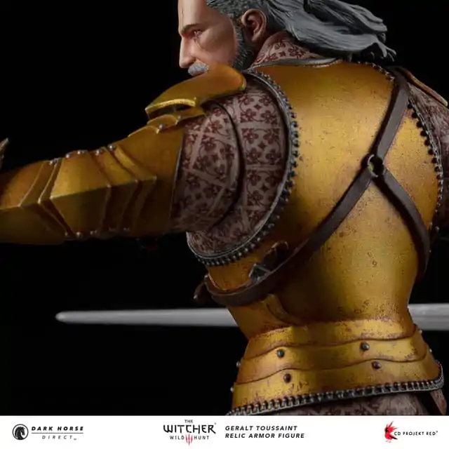 The Witcher 3 PVC szobor Geralt Toussaint relic páncél 20 cm termékfotó