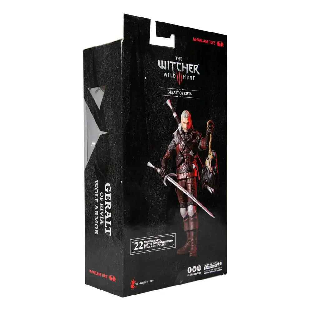 The Witcher 3: Wild Hunt Akčná figúrka Geralt of Rivia (Wolf Armor) 18 cm produktová fotografia