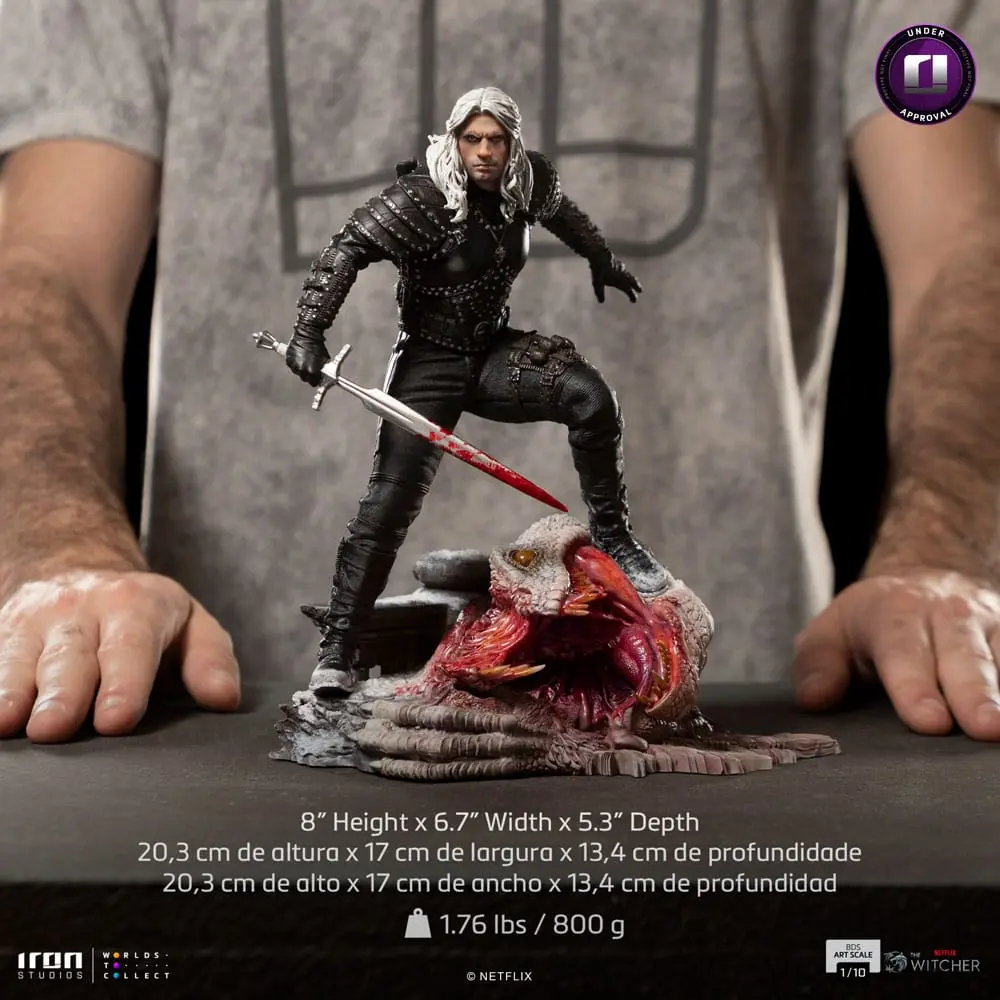 The Witcher BDS Art Scale Socha 1/10 Geralt of Riva 33 cm produktová fotografia