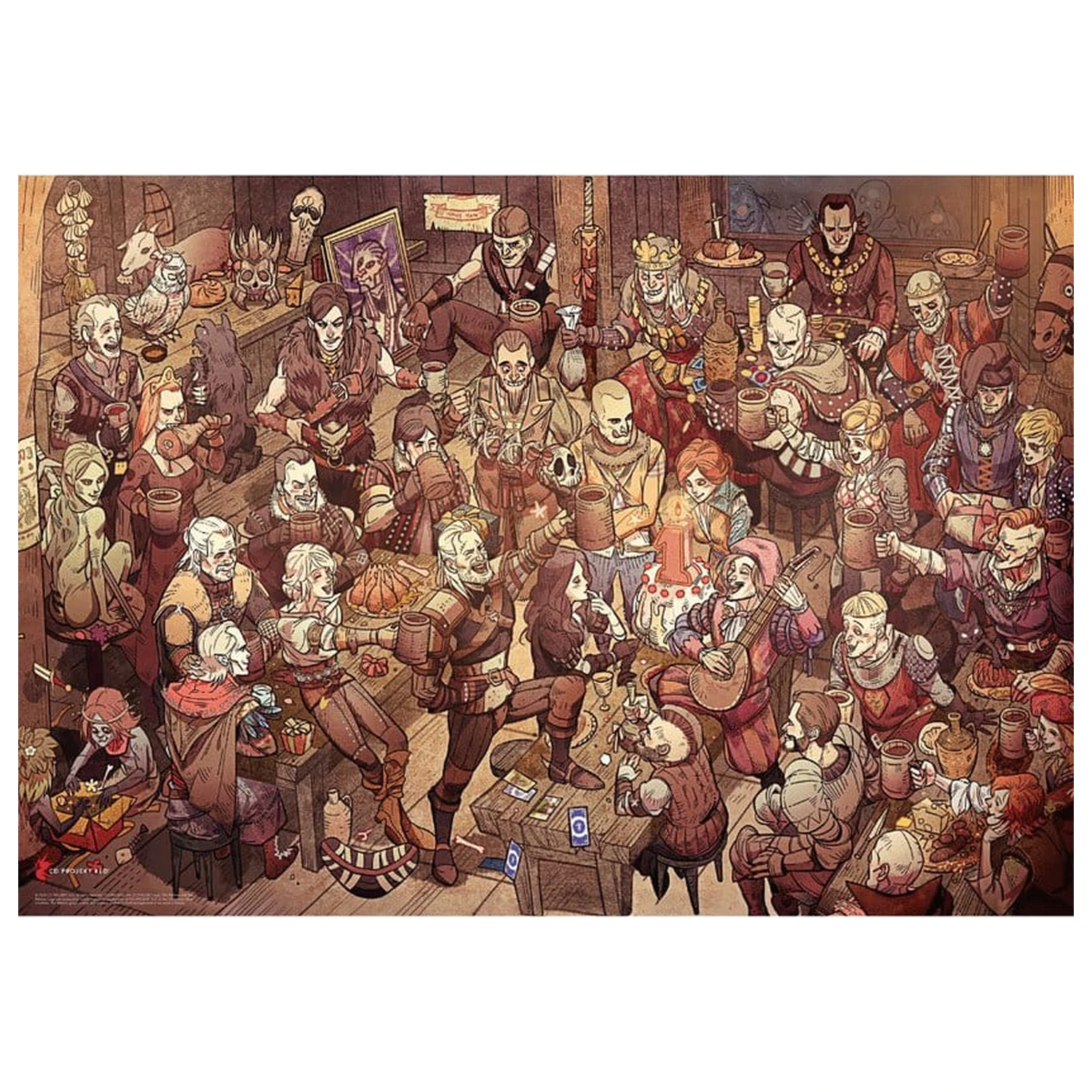 The Witcher Puzzle Narodeniny (1000 kusov) produktová fotografia