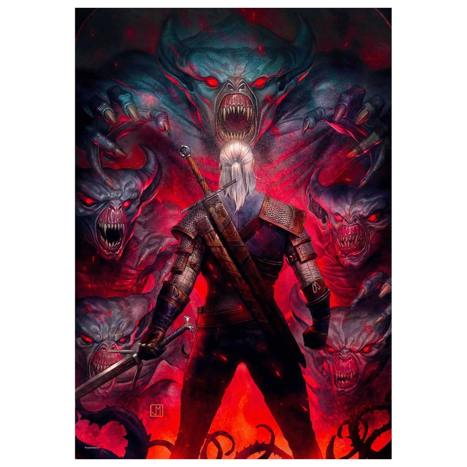 The Witcher Puzzle Corvo Bianco (1000 kusov) produktová fotografia