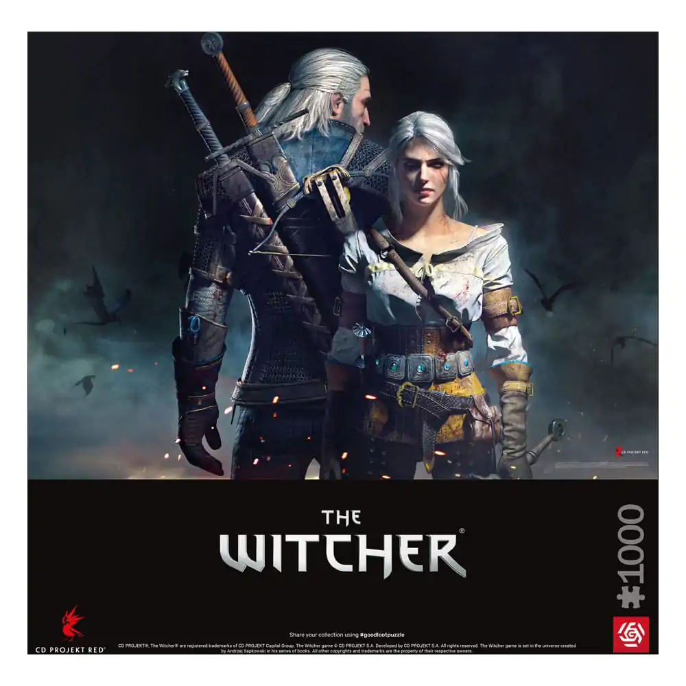 The Witcher Gaming Puzzle Geralt & Ciri (1000 dielikov) produktová fotografia