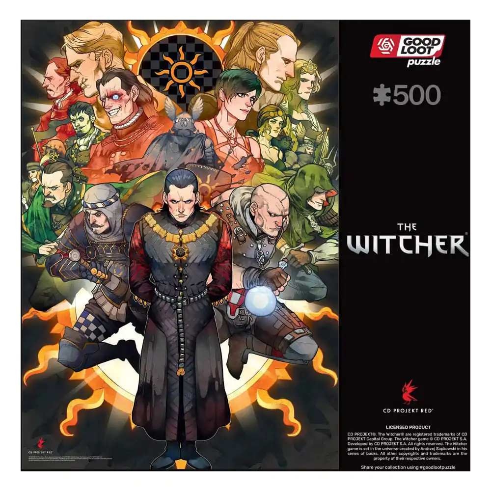 The Witcher Gaming Puzzle Nilfgaard (500 dielikov) produktová fotografia
