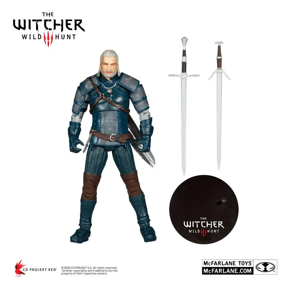 The Witcher Akčná figúrka Geralt of Rivia (Viper Armor: Teal Dye) 18 cm produktová fotografia