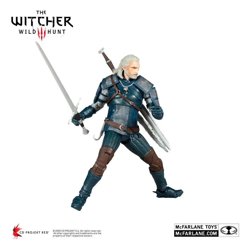 The Witcher Akčná figúrka Geralt of Rivia (Viper Armor: Teal Dye) 18 cm produktová fotografia