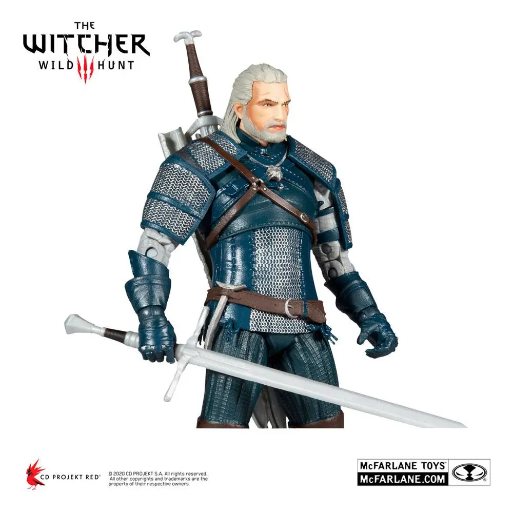 The Witcher Akčná figúrka Geralt of Rivia (Viper Armor: Teal Dye) 18 cm produktová fotografia