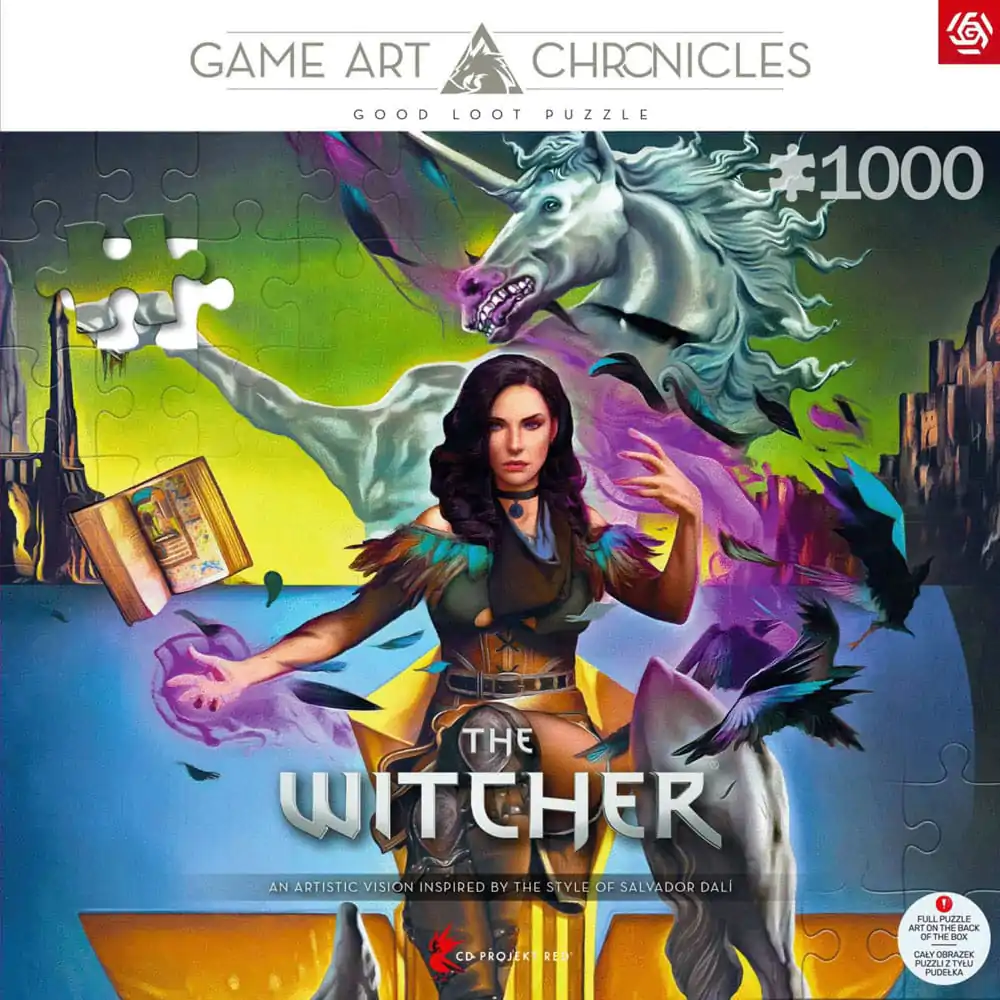 The Witcher III: Wild Hunt Game Art Chronicles Puzzle Yennefer inspired by Salvador Dali (1000 dielikov) produktová fotografia