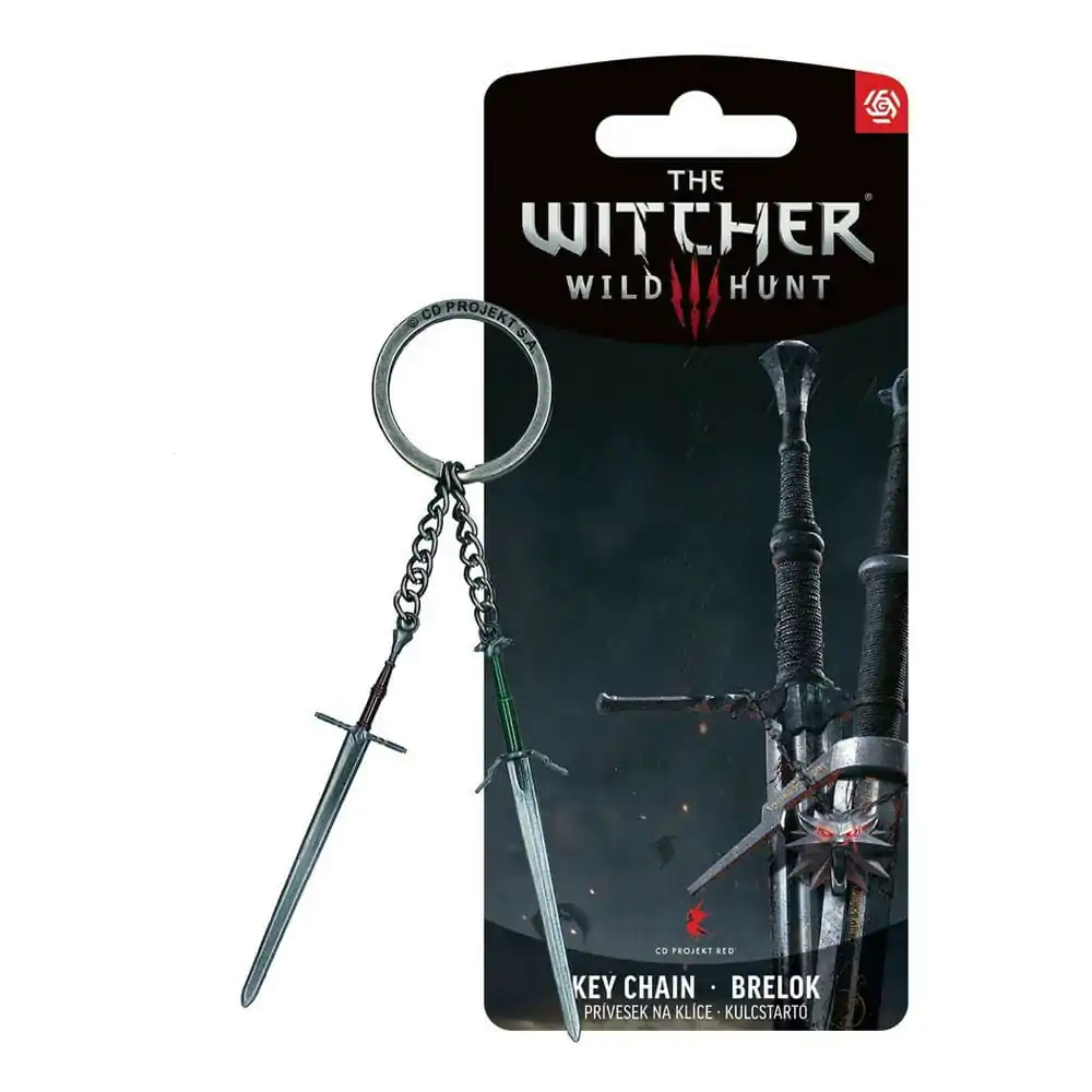 The Witcher III: Wild Hunt Keychain Geralt Dva meče produktová fotografia