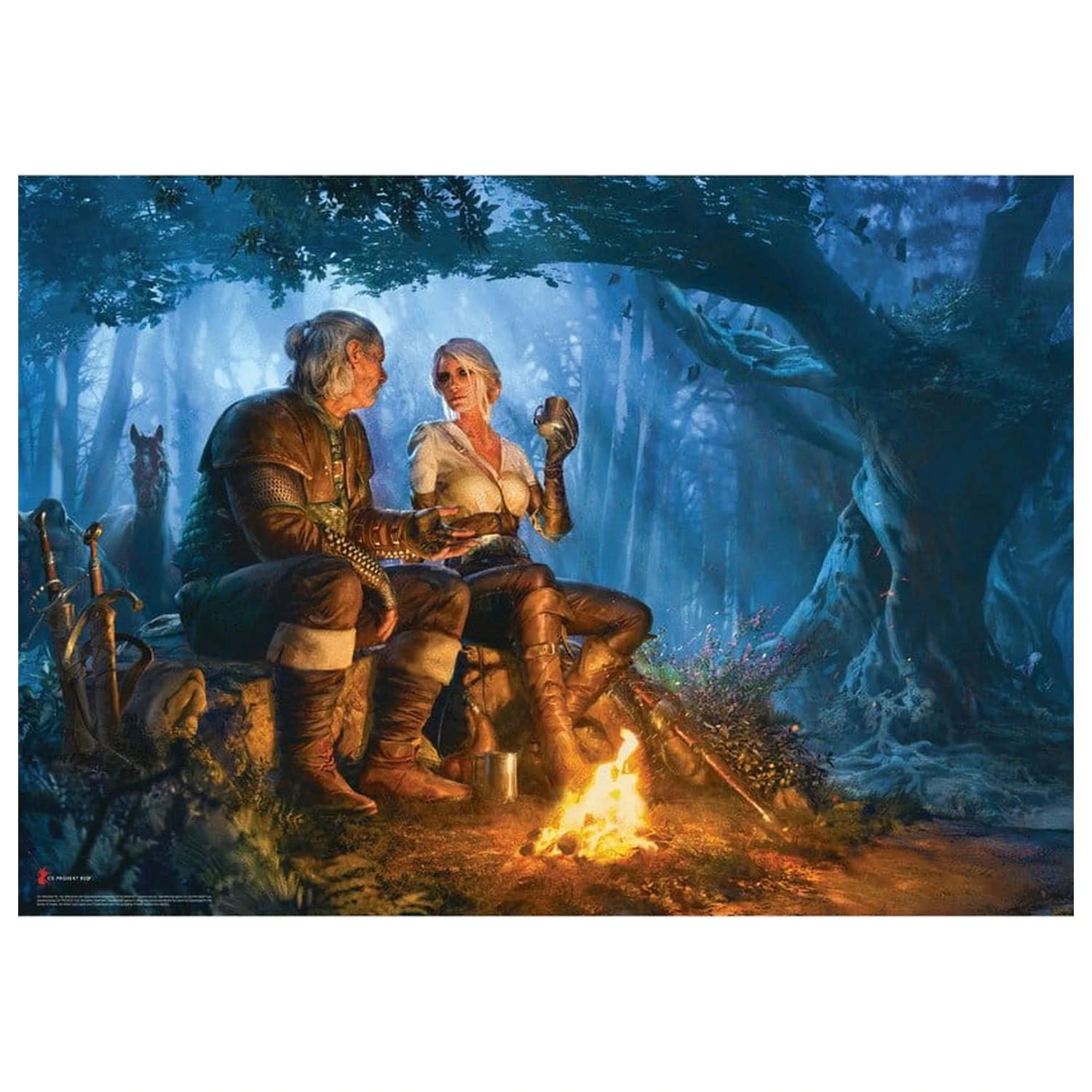 The Witcher Puzzle Cesta Ciri (1000 kusov) produktová fotografia