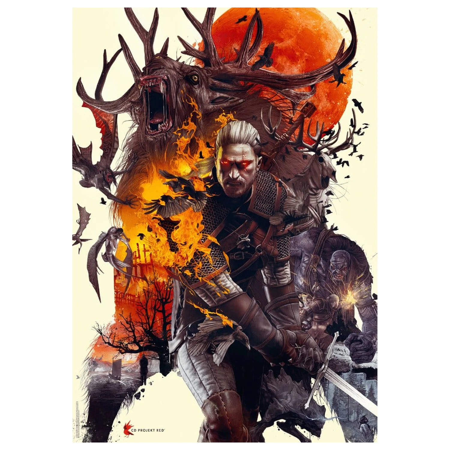 The Witcher Puzzle Monsters (1000 dielikov) produktová fotografia