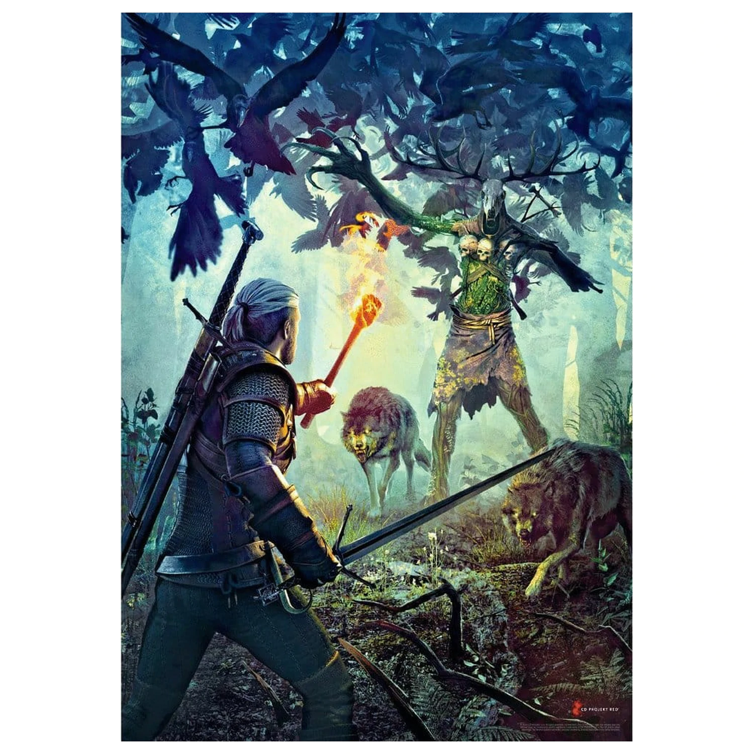 The Witcher puzzle Leshen (1000 ks) produktová fotografia