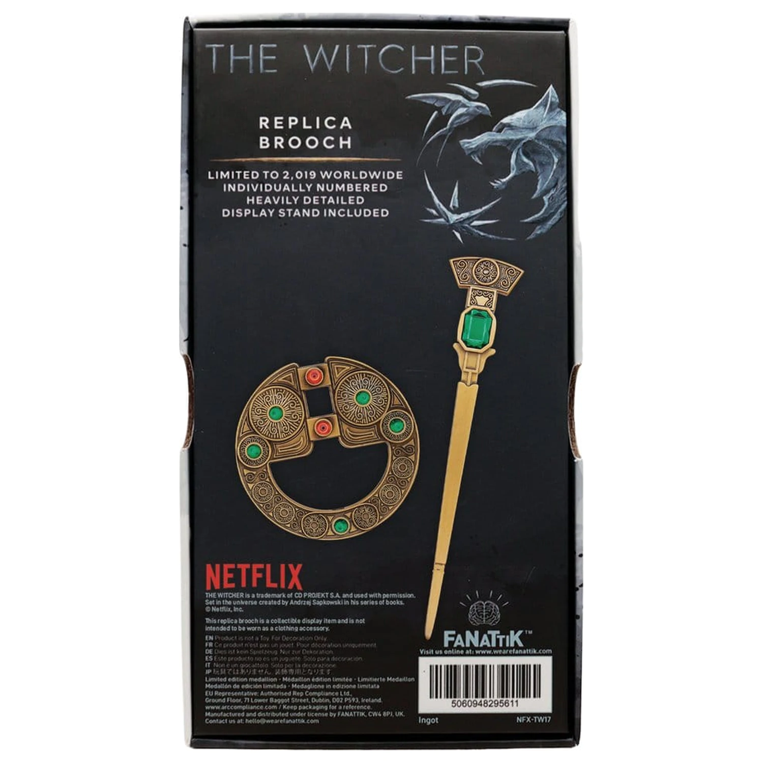 The Witcher Replika 1/1 Renfriina brošňa produktová fotografia