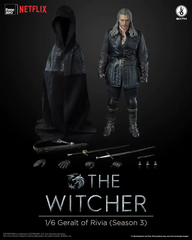 The Witcher Season 3 Akčná figúrka 1/6 Geralt of Rivia 31 cm produktová fotografia