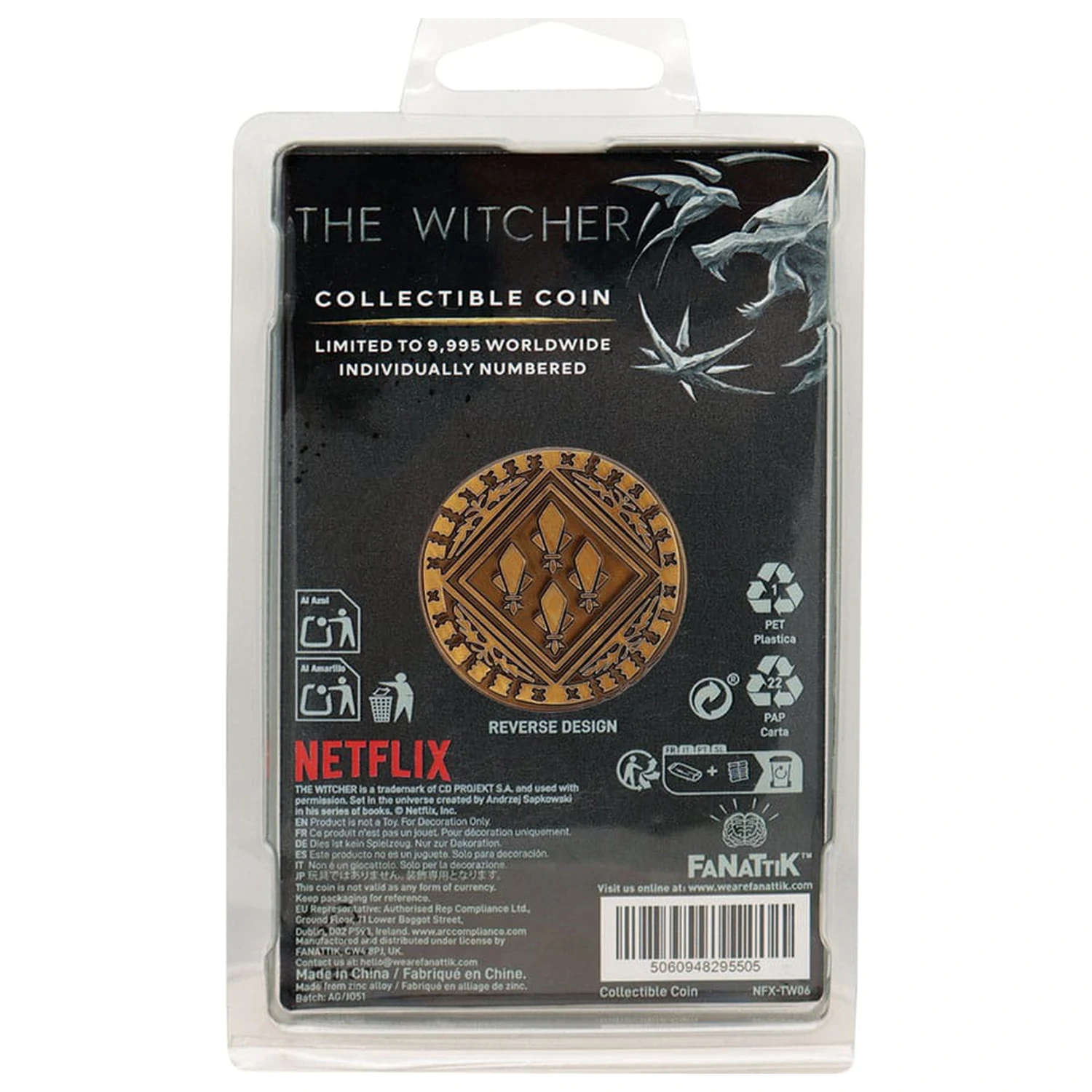 The Witcher zberateľská Coin Toss a Coin to Your Witcher limitovaná edícia produktová fotografia