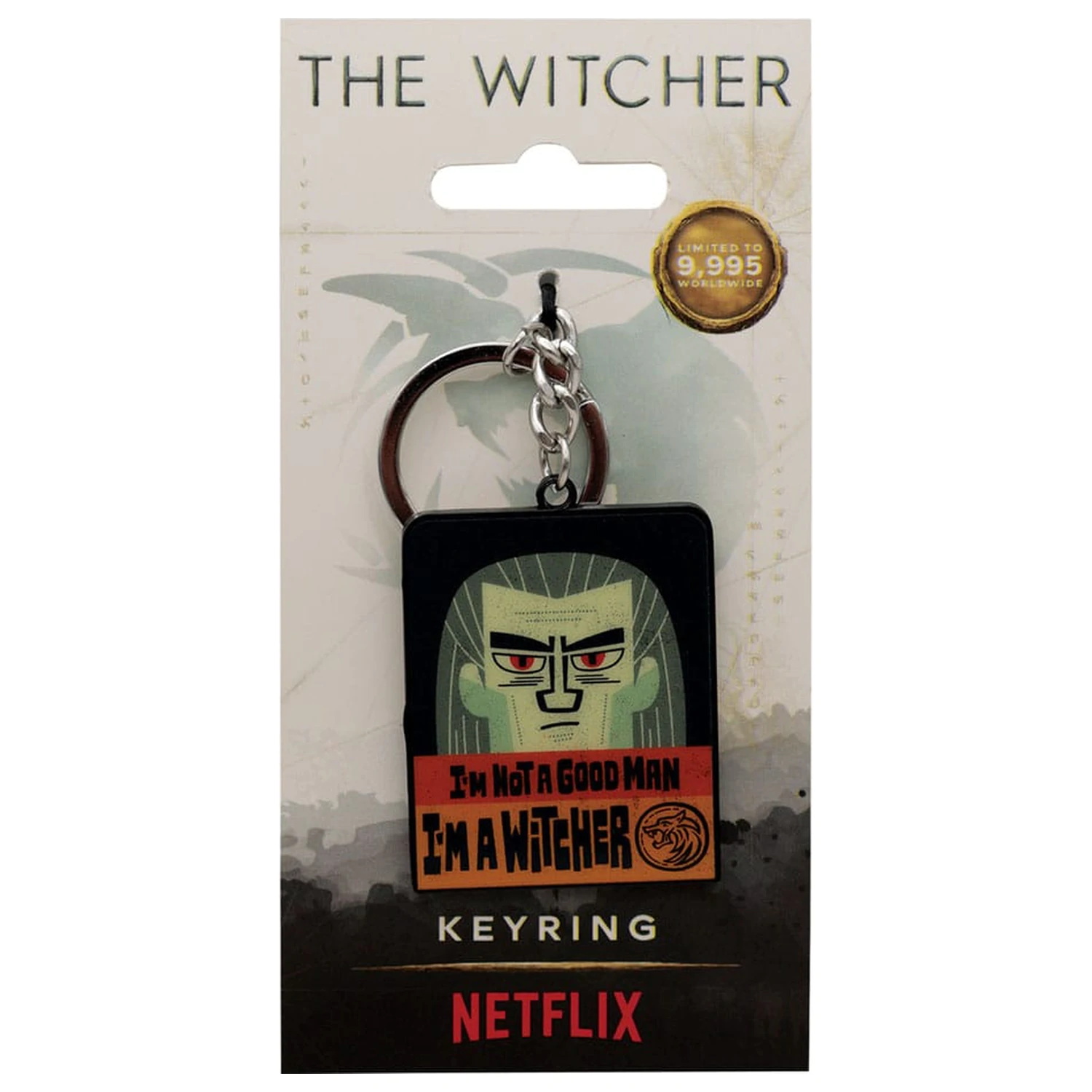 The Witcher Keychain Witcher & Roach Limitovaná edícia prívesok na kľúče produktová fotografia