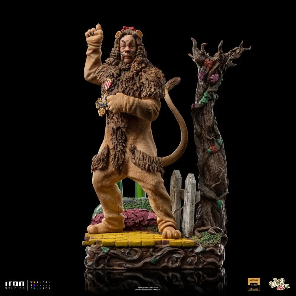 The Wizard of Oz Deluxe Art Scale Statue 1/10 Cowardly Lion 20 cm termékfotó