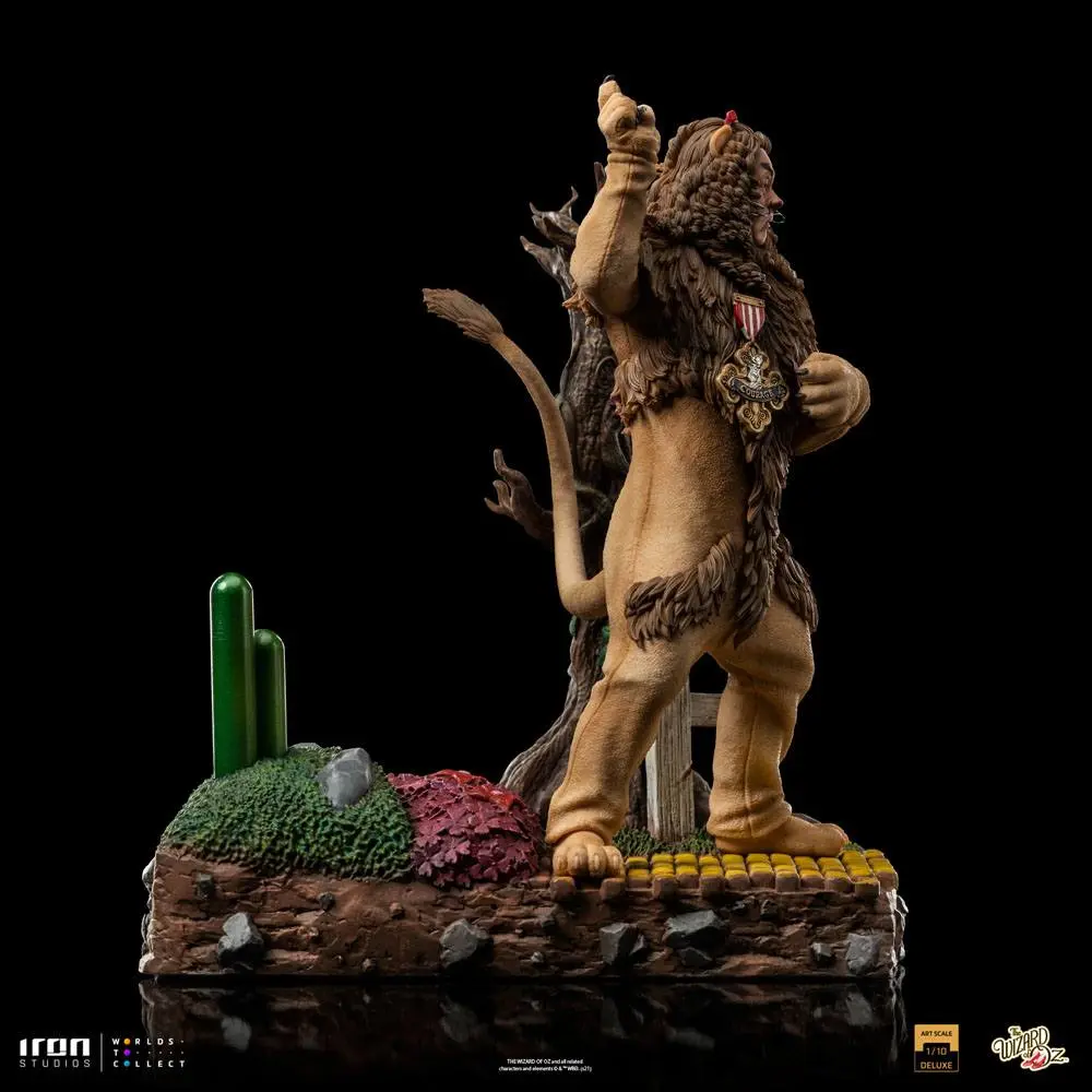 The Wizard of Oz Deluxe Art Scale Statue 1/10 Cowardly Lion 20 cm termékfotó