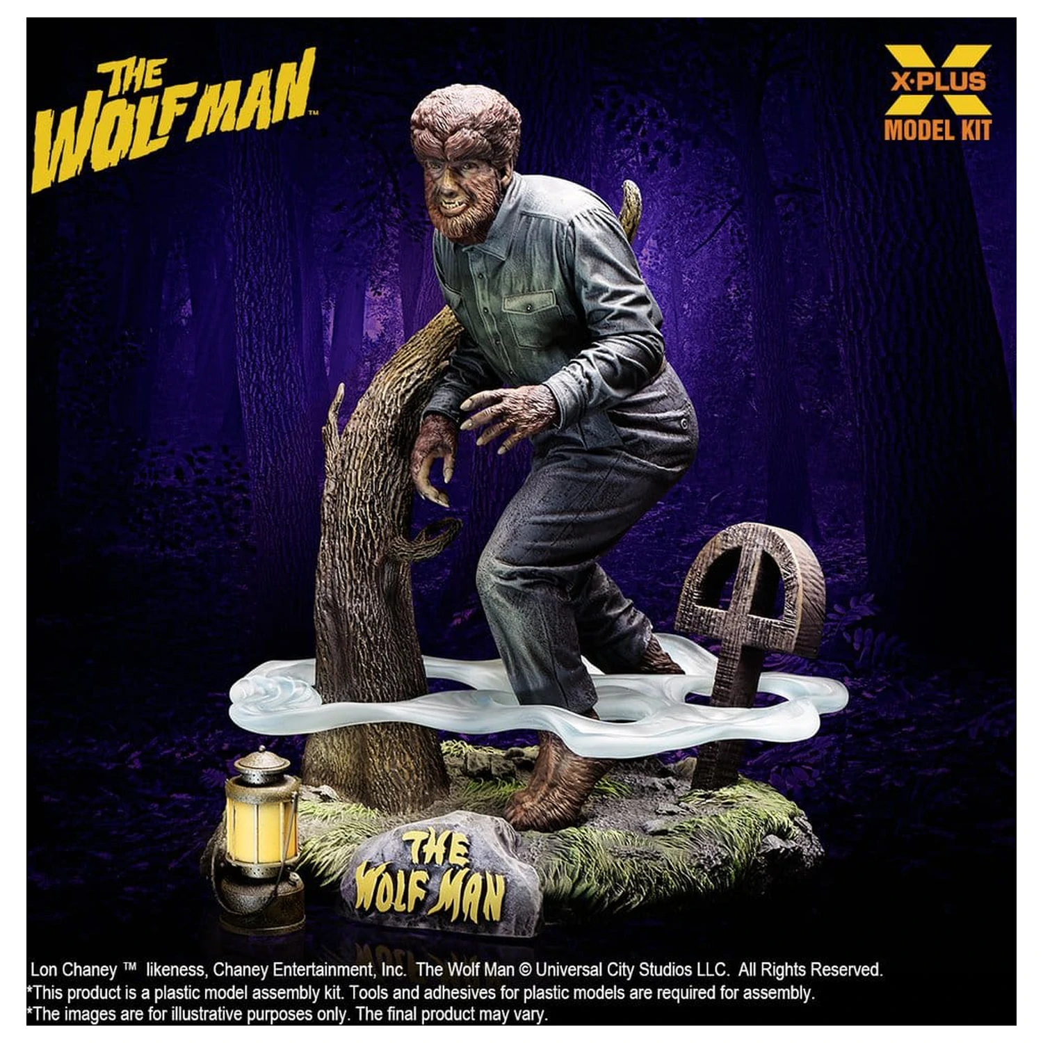 The Wolf Man Plastová modelárska súprava 1/8 Lon Chaney Jr. as Wolf Man 22 cm (Reprodukcia) produktová fotografia
