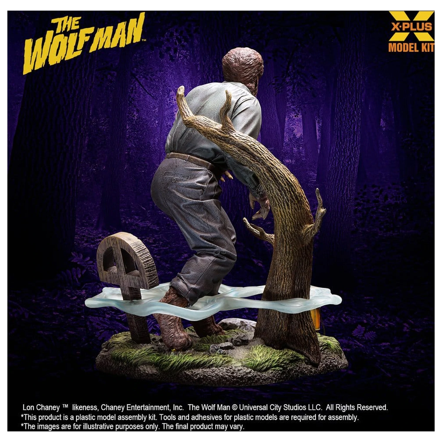 The Wolf Man Plastová modelárska súprava 1/8 Lon Chaney Jr. as Wolf Man 22 cm (Reprodukcia) produktová fotografia