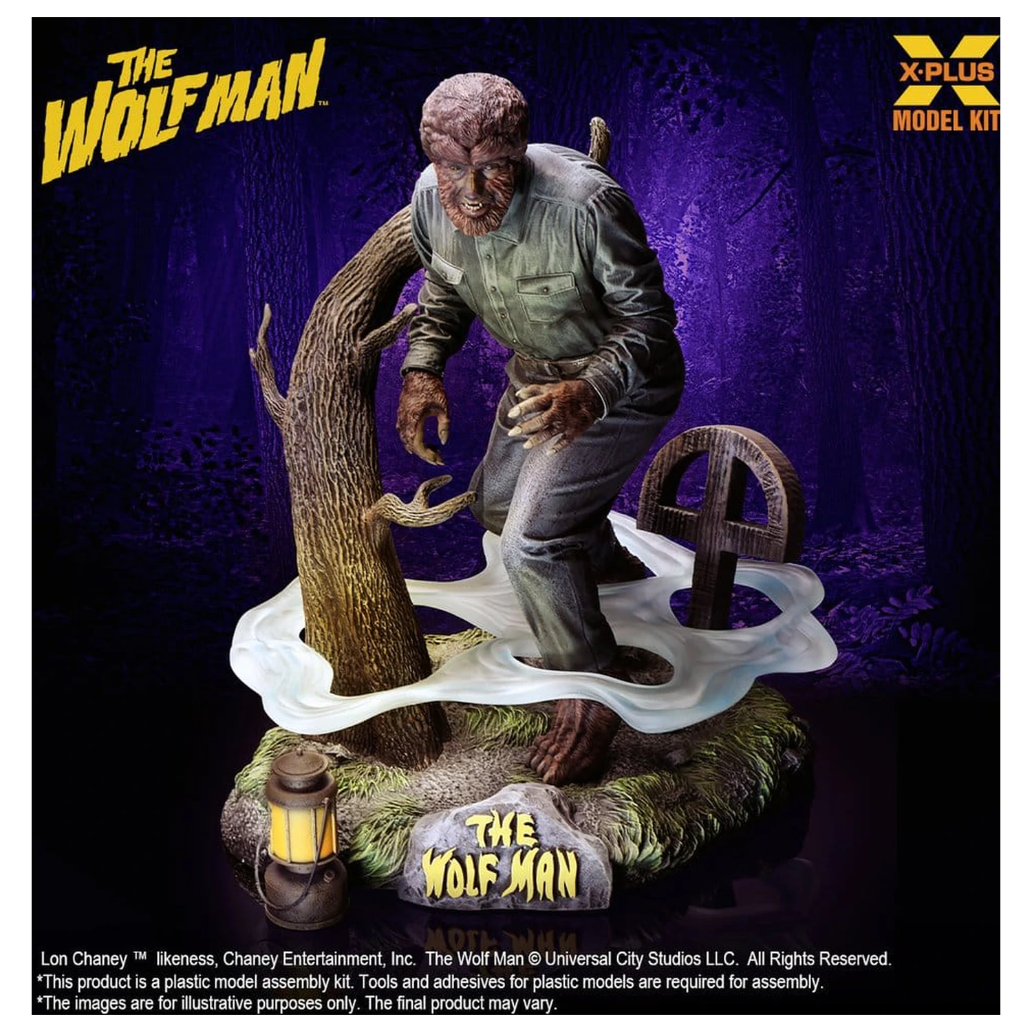 The Wolf Man Plastová modelárska súprava 1/8 Lon Chaney Jr. as Wolf Man 22 cm (Reprodukcia) produktová fotografia