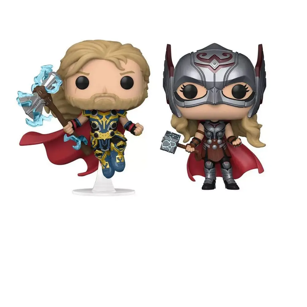 Thor: Love and Thunder POP! Vinylové figúrky 2-balenie Thor & Mighty Thor 9 cm produktová fotografia