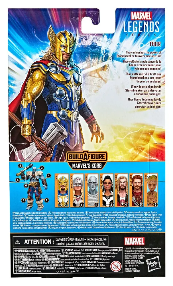 Thor: Love and Thunder Marvel Legends Series Akčná figúrka 2022 Thor 15 cm produktová fotografia
