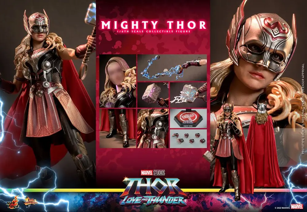 Thor: Love and Thunder Masterpiece akčná figúrka 1/6 Mighty Thor 29 cm produktová fotografia