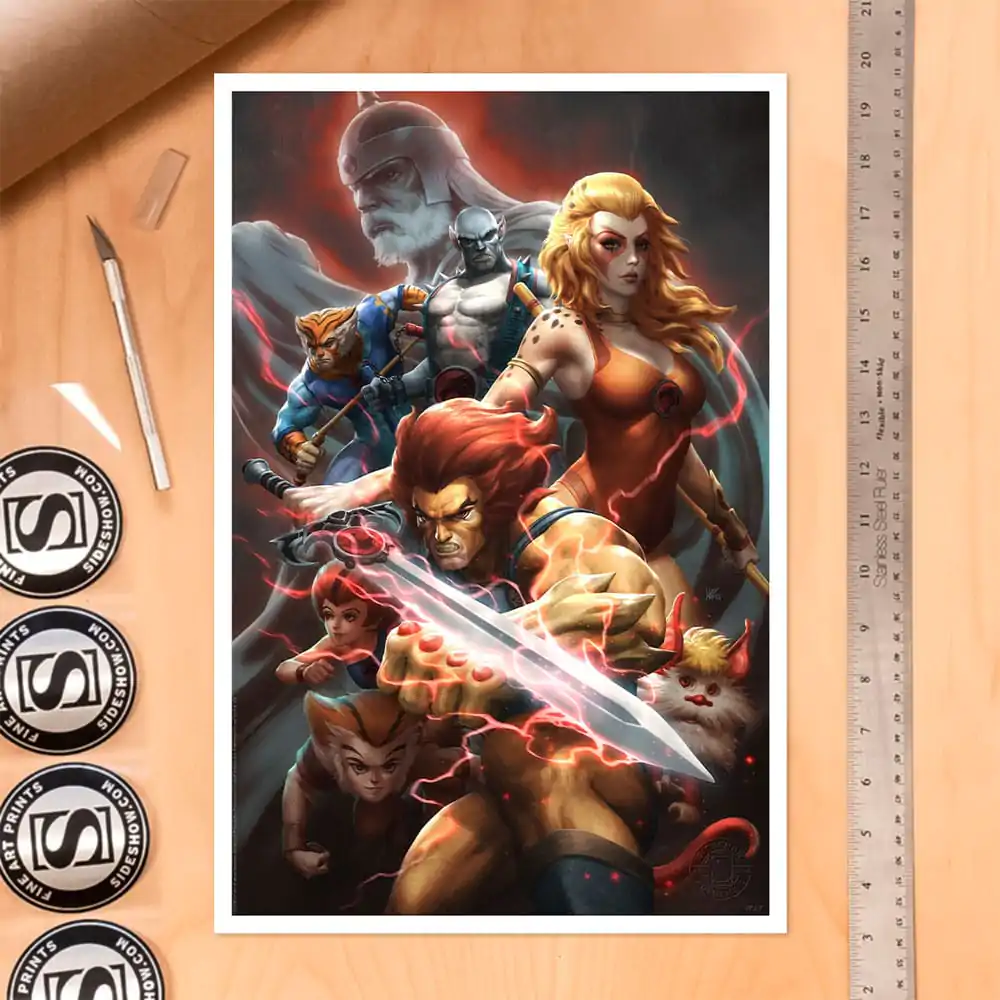ThunderCats Art Print Thunder, Thunder, Thundercats! 41 x 61 cm - bez rámu produktová fotografia