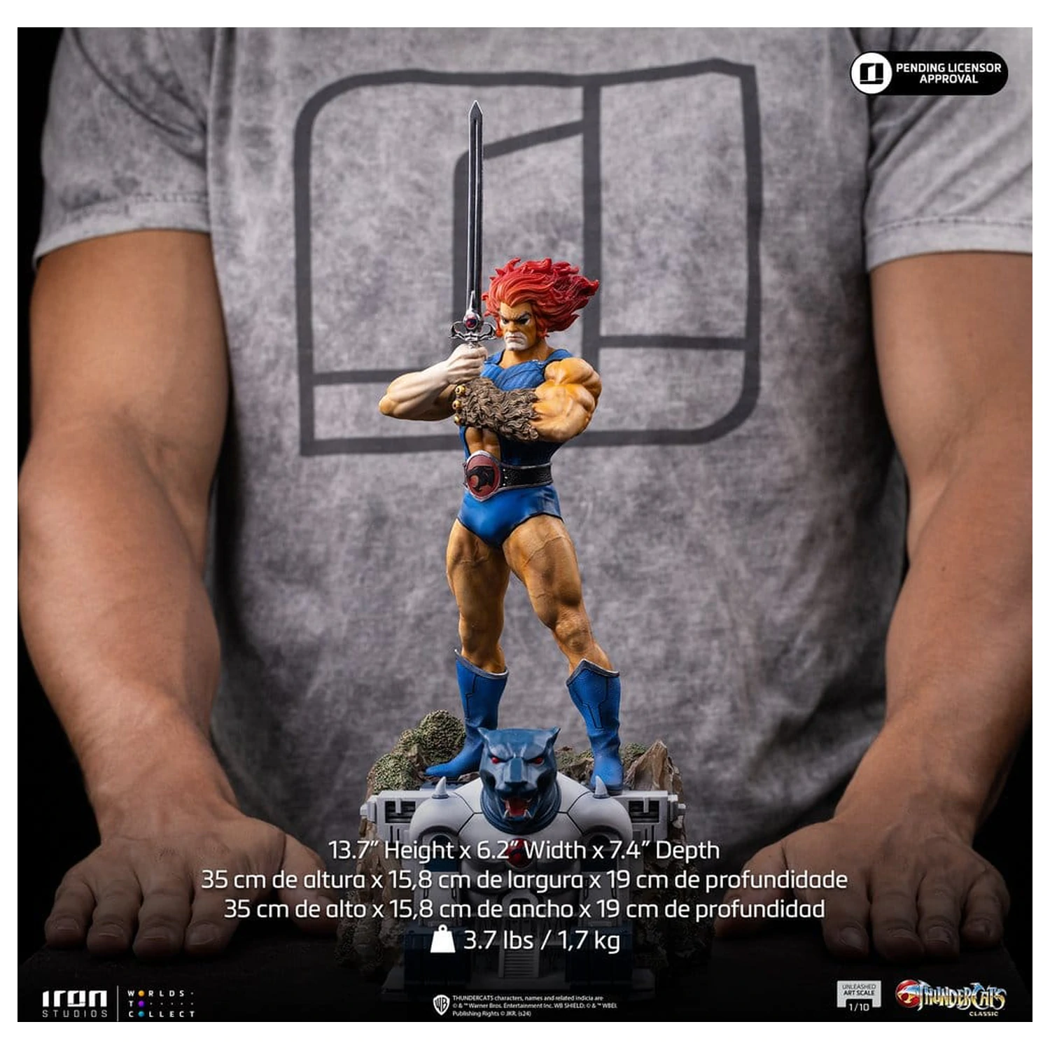 ThunderCats Art Scale socha 1/10 Lion-O Unleashed 35 cm produktová fotografia