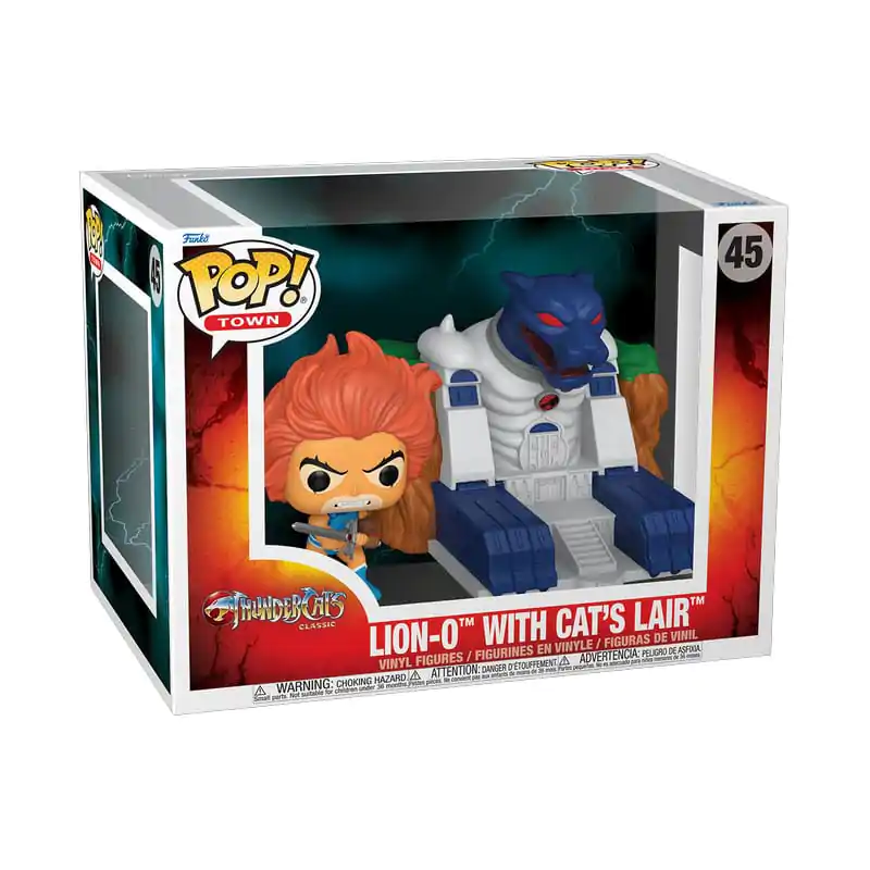 Thundercats Funko POP! Town Vinylová figúrka Lion-O s Cat's Lair 9 cm produktová fotografia