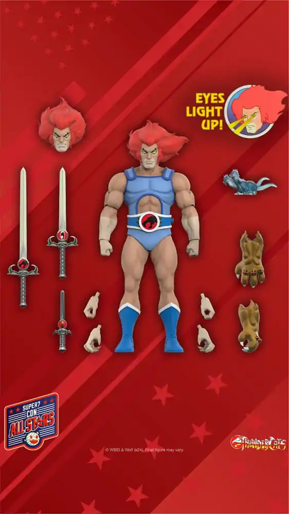 Thundercats Ultimates Akčná figúrka Lion-O (LED oči) 18 cm termékfotó