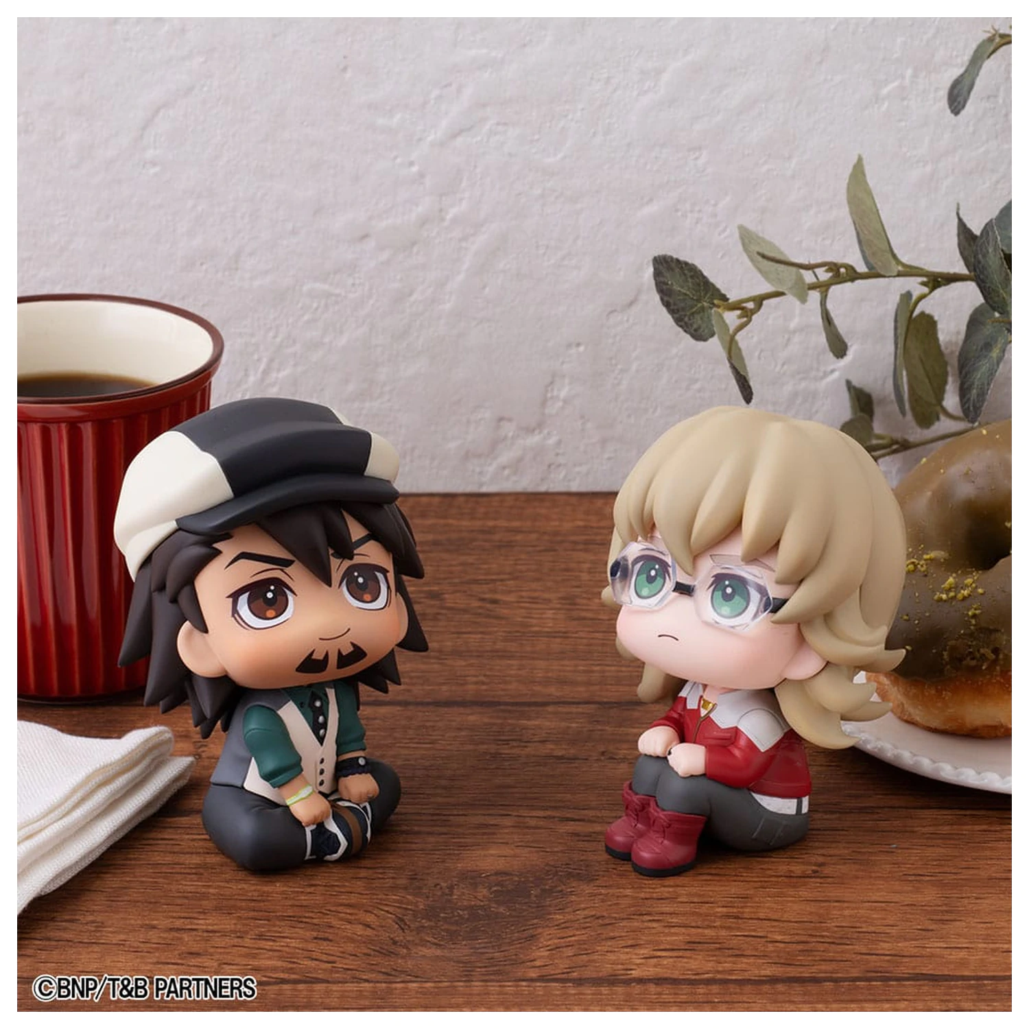 Tiger & Bunny Look Up PVC Sošky Kaburagi T Kotetsu & Barnaby Brooks Jr. Set (s darčekom) 11 cm produktová fotografia