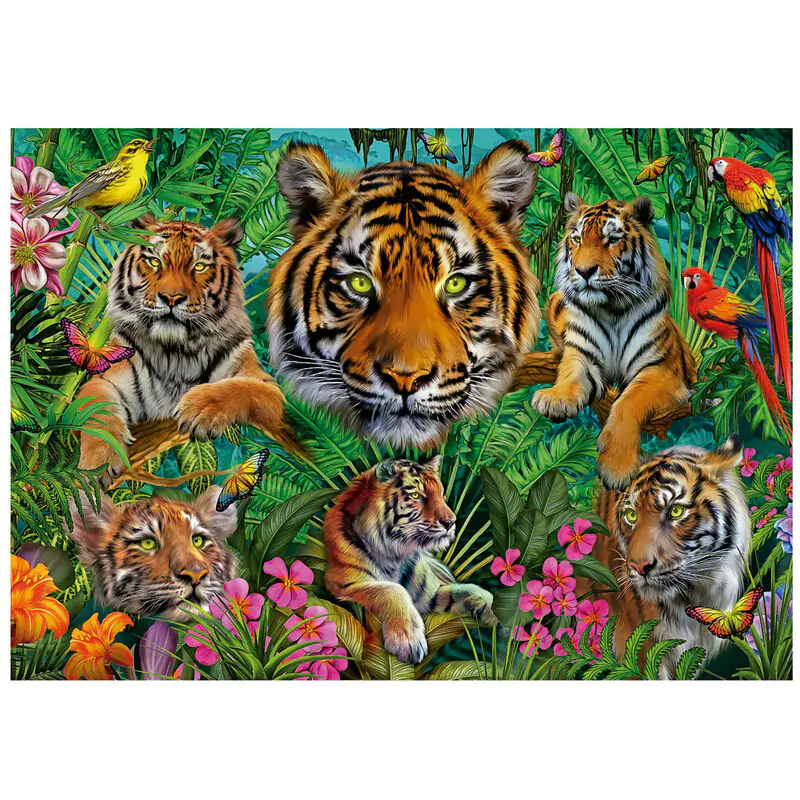 Puzzle Tiger Jungle 500 dielikov produktová fotografia