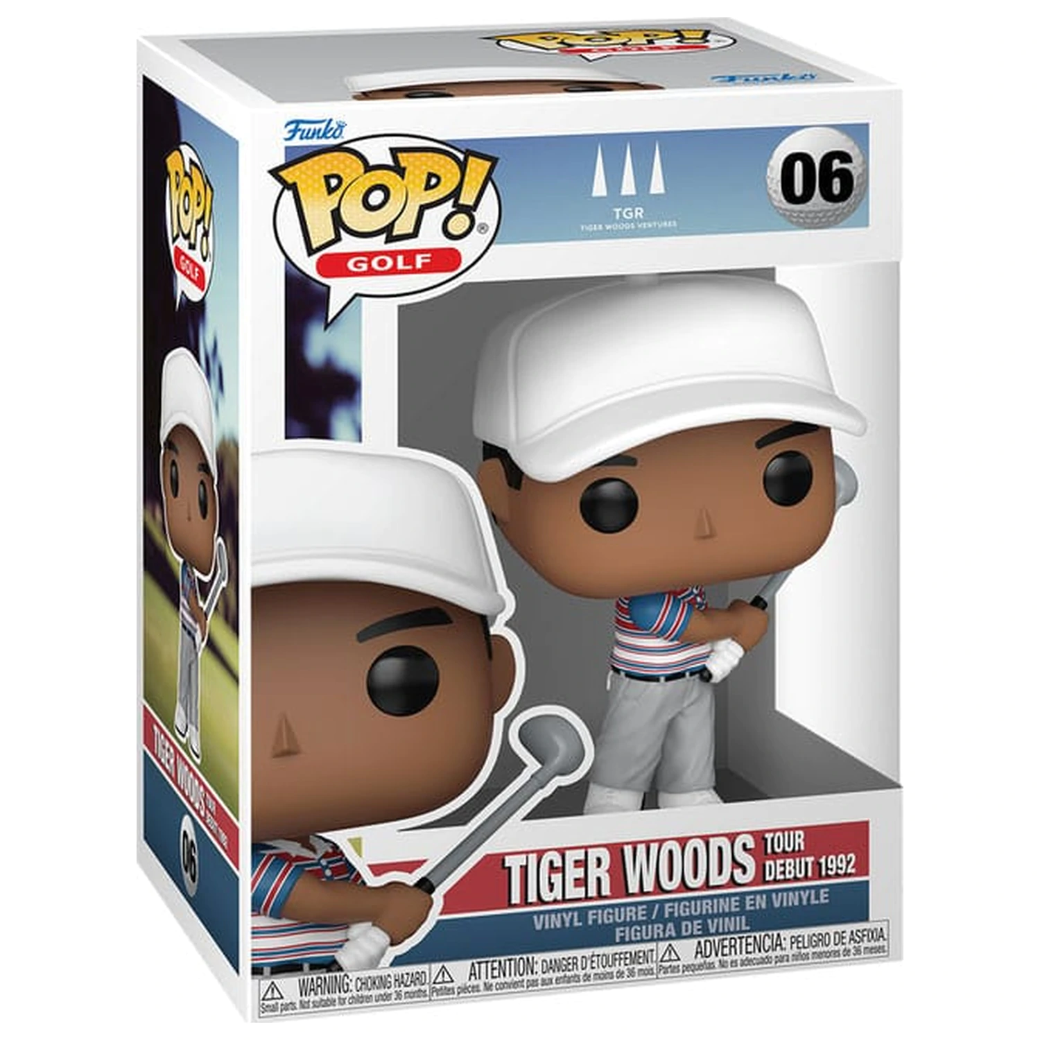 Tiger Woods Funko POP! Golf Vinyl Figure Tour Debut 1992 9 cm produktová fotografia