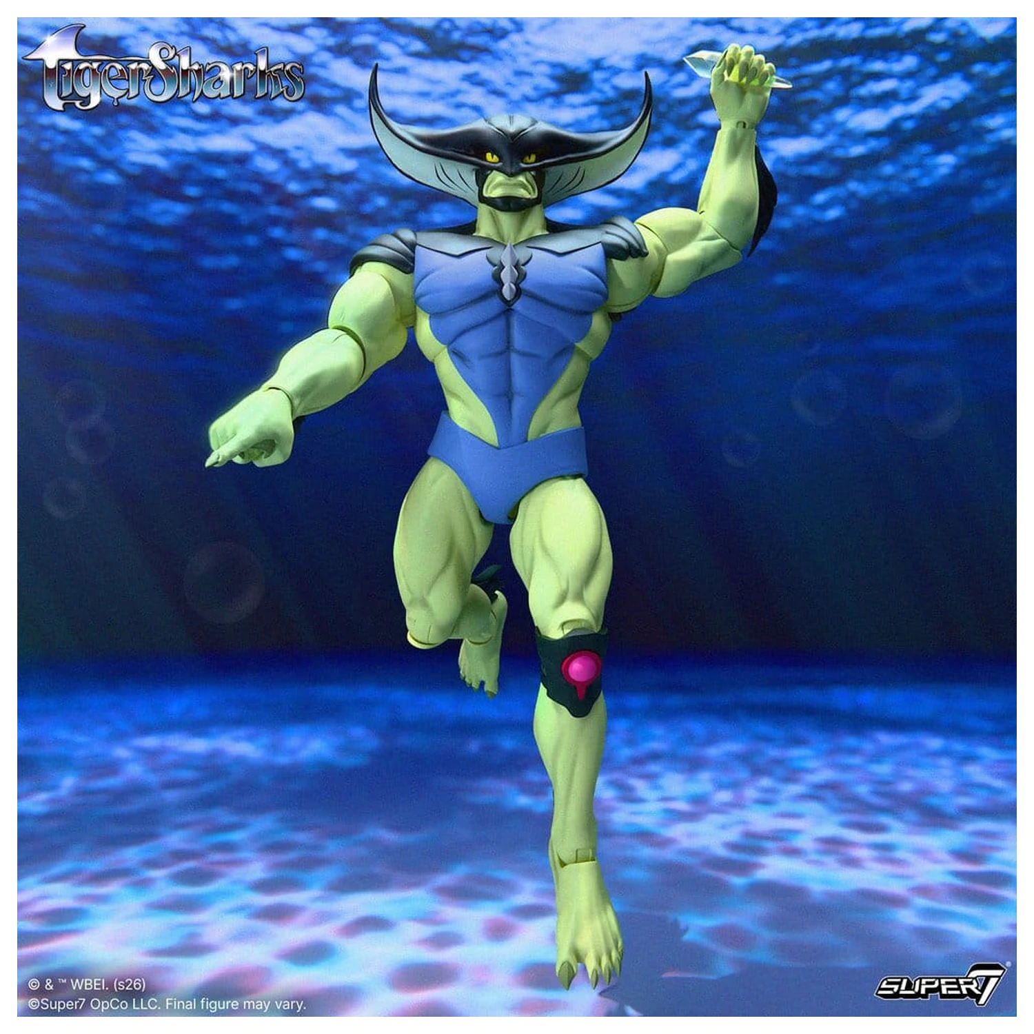 TigerSharks Ultimates Wave 01 akčná figúrka T-Ray 18 cm produktová fotografia