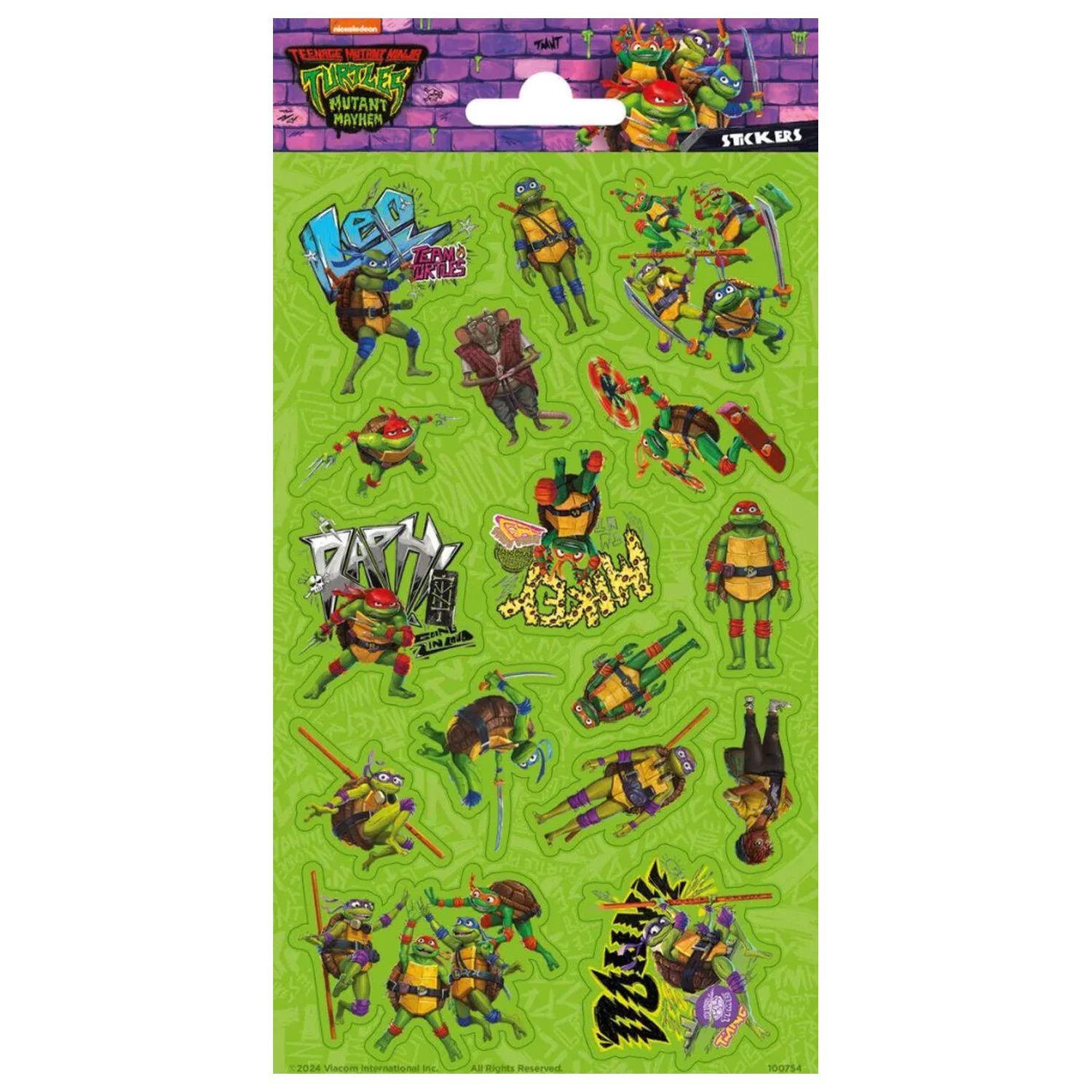 Teenage Mutant Ninja Turtles Team nálepka produktová fotografia