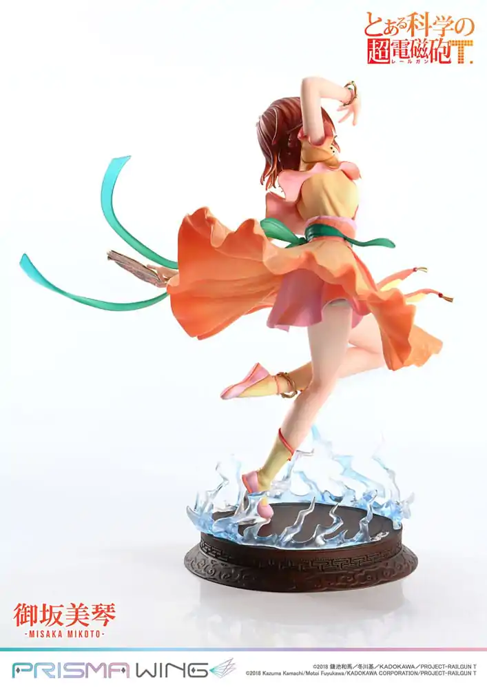 To Aru Kagaku no Railgun Prisma Wing PVC Figúrka 1/7 Misaka Mikoto 22 cm termékfotó