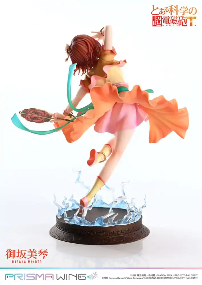 To Aru Kagaku no Railgun Prisma Wing PVC Figúrka 1/7 Misaka Mikoto 22 cm termékfotó