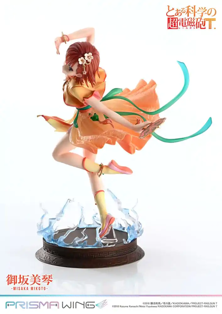 To Aru Kagaku no Railgun Prisma Wing PVC Figúrka 1/7 Misaka Mikoto 22 cm termékfotó