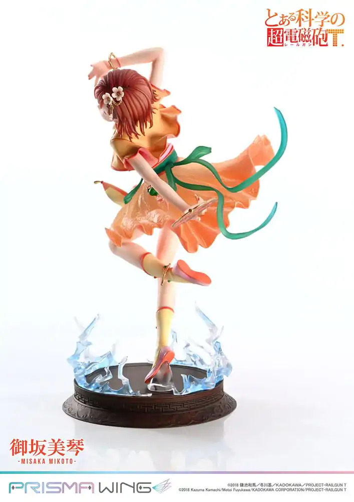 To Aru Kagaku no Railgun Prisma Wing PVC Figúrka 1/7 Misaka Mikoto 22 cm termékfotó